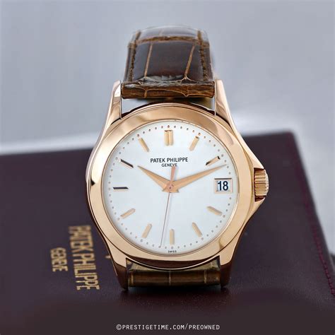 patek used|patek philippe calatrava pre owned.